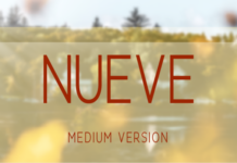 Nueve Medium Font