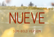 Nueve Semi-Bold Font