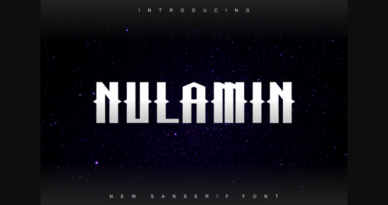 Nulamin Font Poster 3