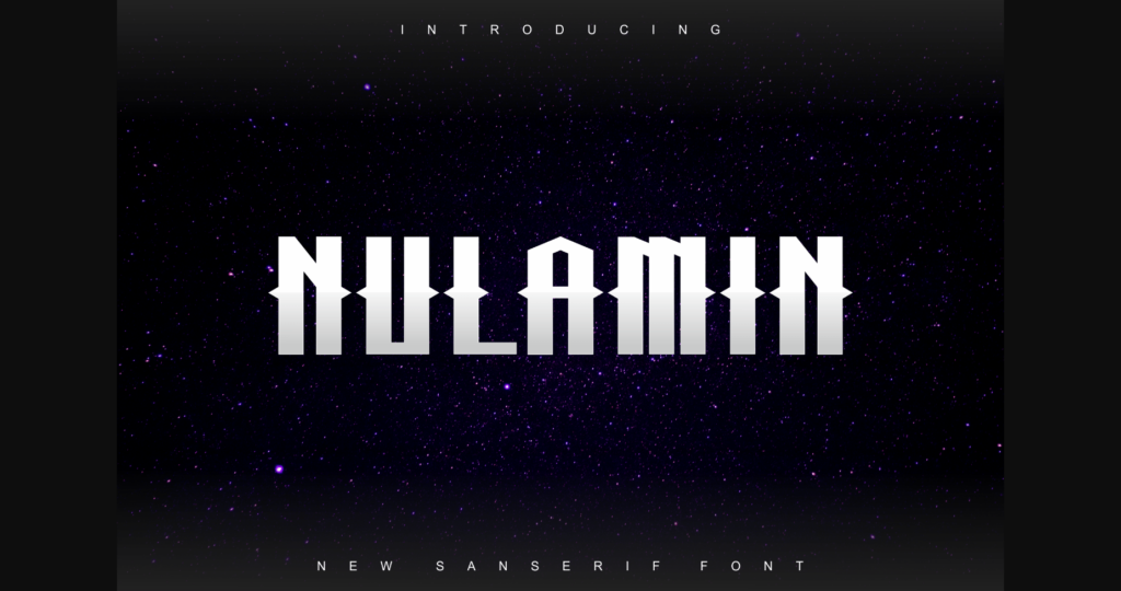 Nulamin Font Poster 1