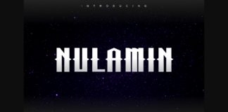 Nulamin Font Poster 1