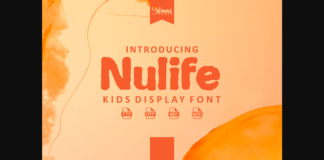 Nulife Font Poster 1