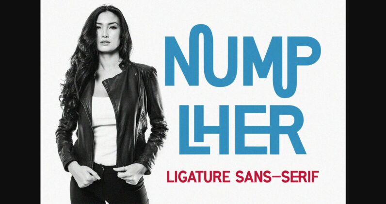 Numplher Font Poster 3