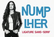 Numplher Font Poster 1