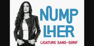 Numplher Font Poster 1