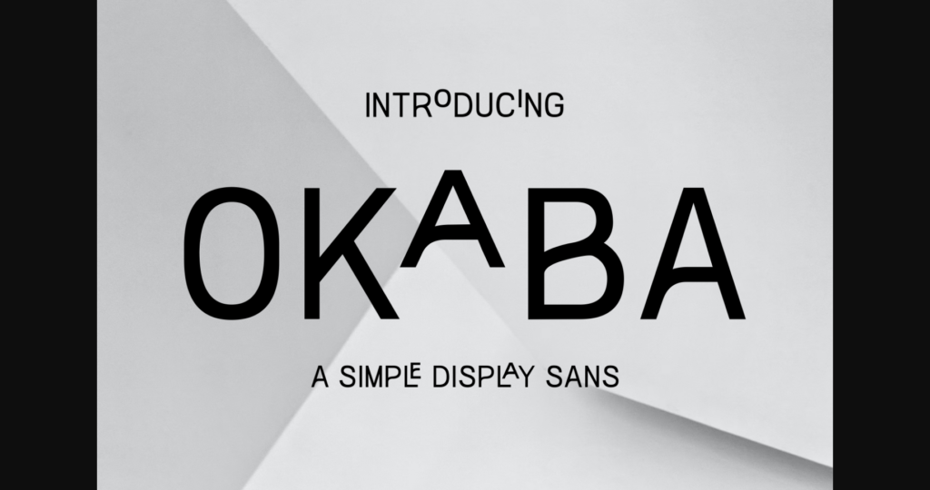 Okaba Font Poster 1