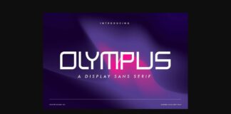 Olympus Font Poster 1