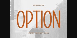 Option Font Poster 1