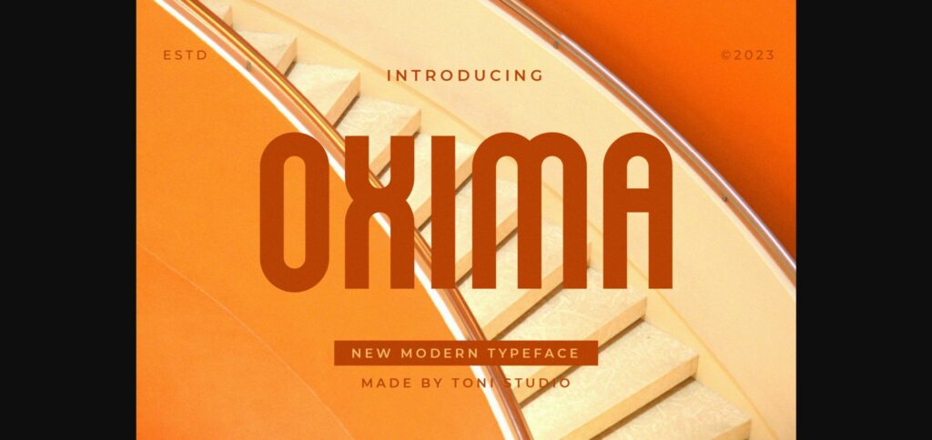 Oxima Font Poster 1