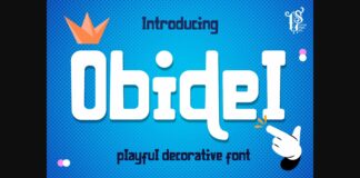 Obidel Font Poster 1