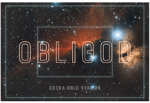 Obligod Extra Bold Fonts