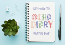 Ocha Diary Font Poster 1