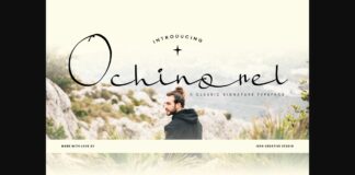 Ochinorel Font Poster 1