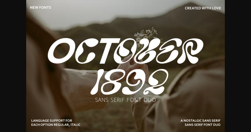 October 1892 Font Poster 10