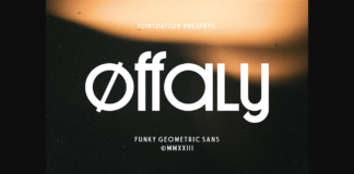 Offaly Font Poster 1