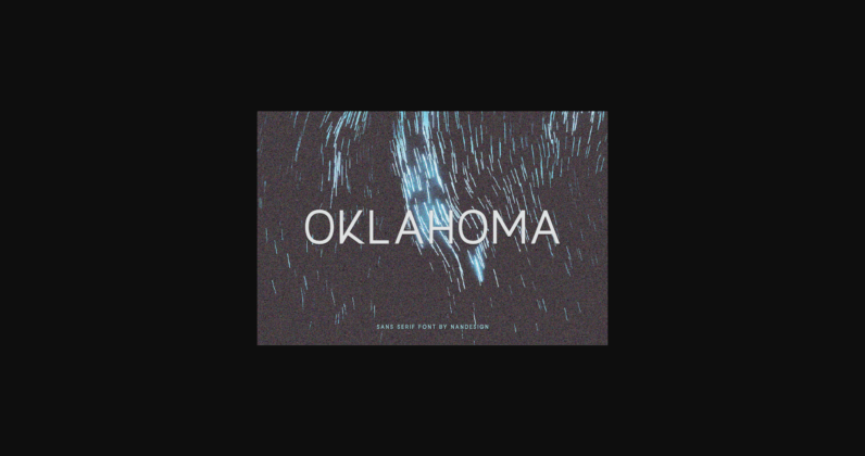 Oklahoma Font Poster 3