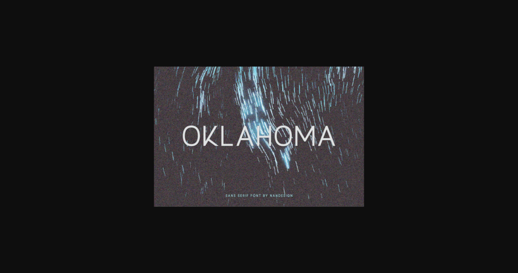 Oklahoma Font Poster 1