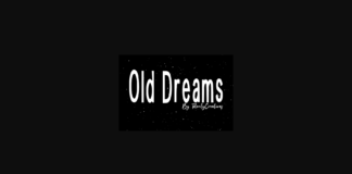 Old Dreams Font Poster 1