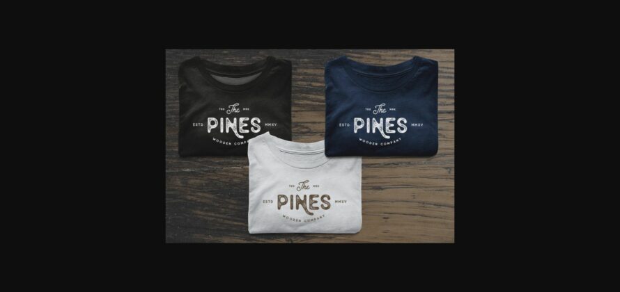 Old Pines Font Poster 11