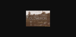 Oldveron Font Poster 1