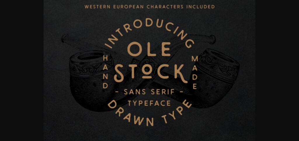 Ole Stock Font Poster 1