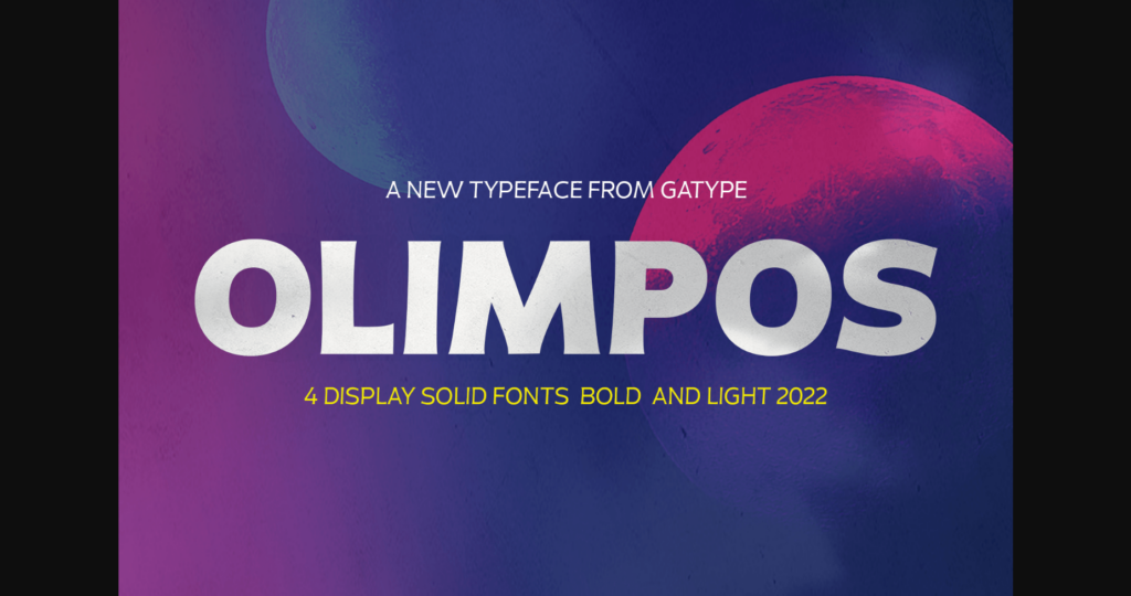 Olimpos Font Poster 3