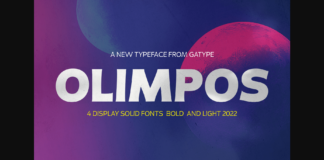 Olimpos Font Poster 1