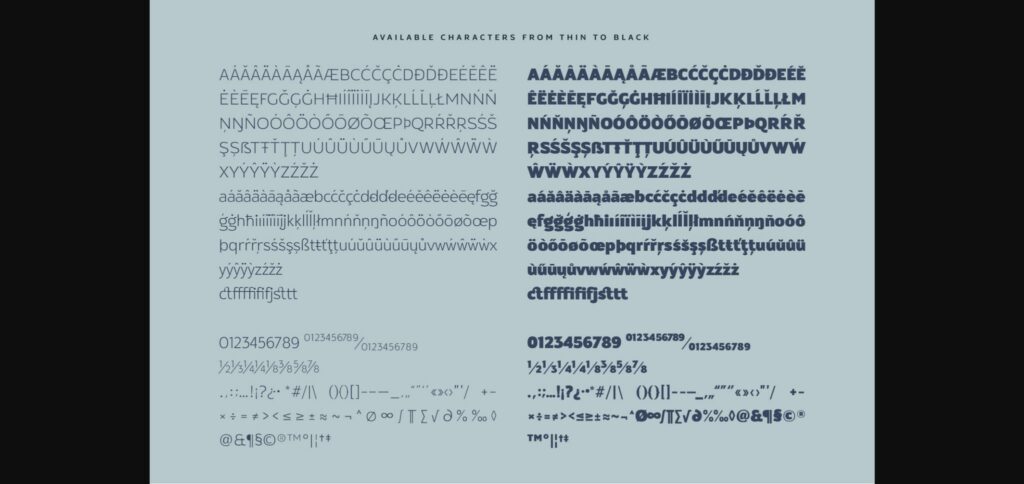 Oliviar Font Poster 11