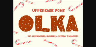 Olka Font Poster 1