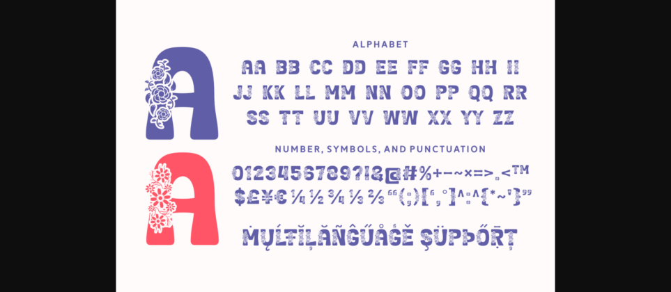 Olta Font Poster 8