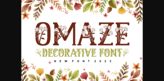 Omaze Font Poster 1