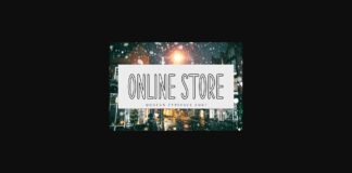 Online Store Font Poster 1