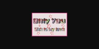 Only You Font Poster 1