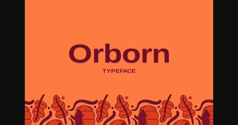 Orborn Font Poster 3