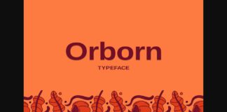 Orborn Font Poster 1