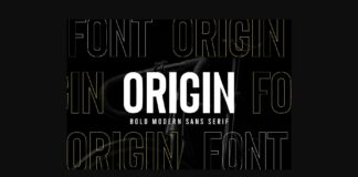 Origin Font Poster 1