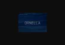 Ornella Font Poster 1