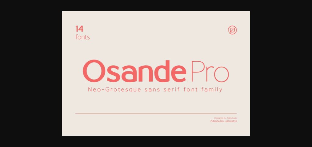 Osande Font Poster 3