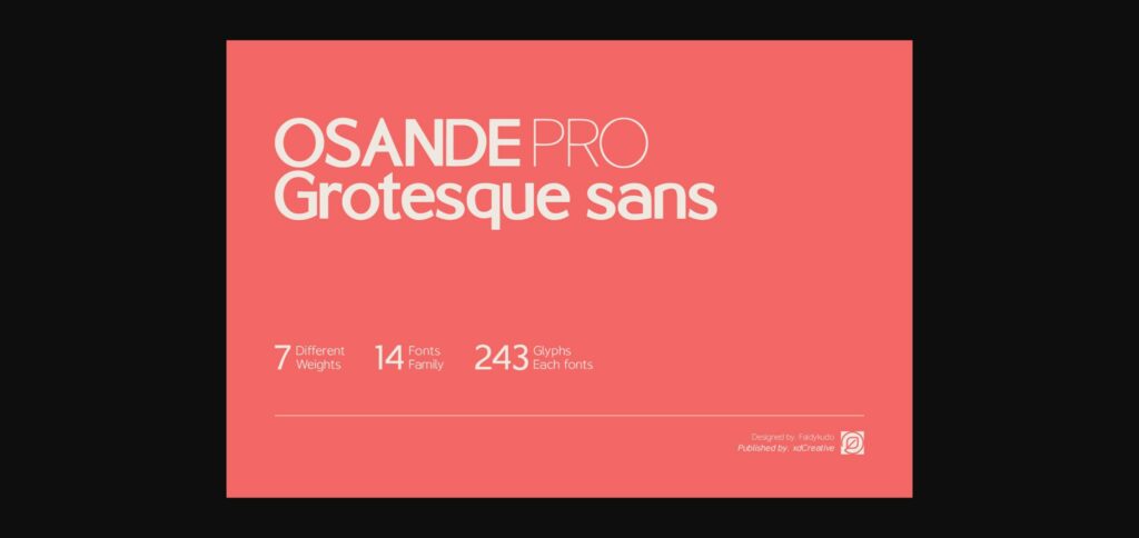 Osande Font Poster 6