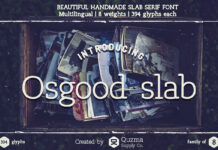 Osgood Slab Font