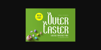Outer Easter Font Poster 1
