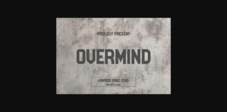 Overmind Font Poster 1