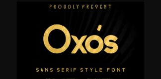 Oxos Font Poster 1