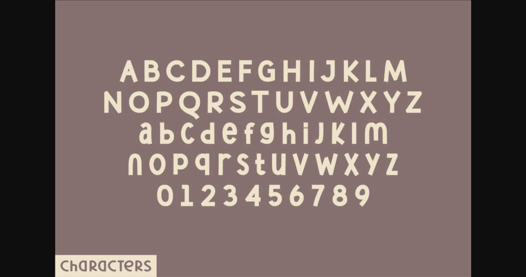 Oysters Font Poster 2