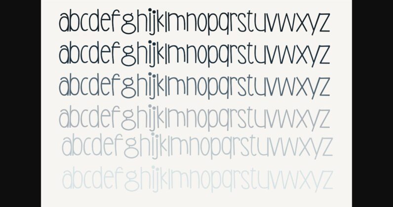 PN Fuddy Duddies Font Poster 5