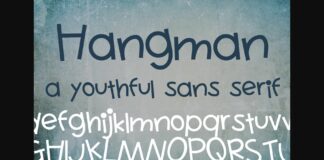 PN Hangman Font Poster 1