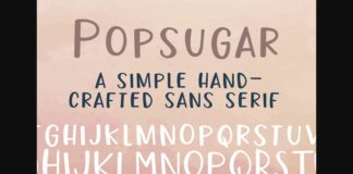 PN Popsugar Font Poster 1