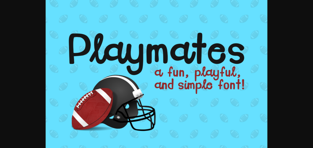 Playmates Font Poster 1