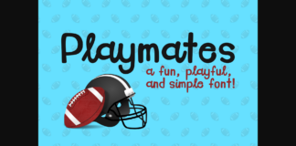 Playmates Font Poster 1