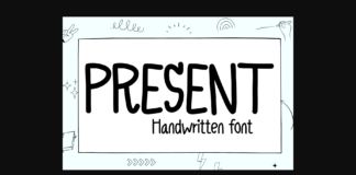 Present Font Poster 1